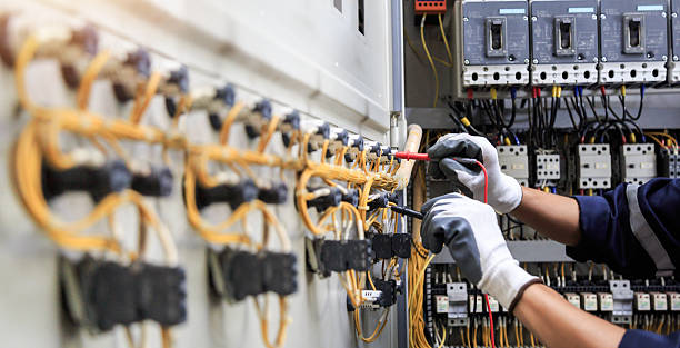 Professional Electrician technician working in Point, TX